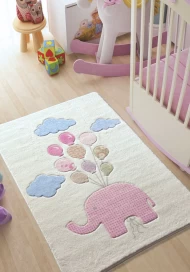 Дитячий килим Bella Kids Sweet Elephant pink